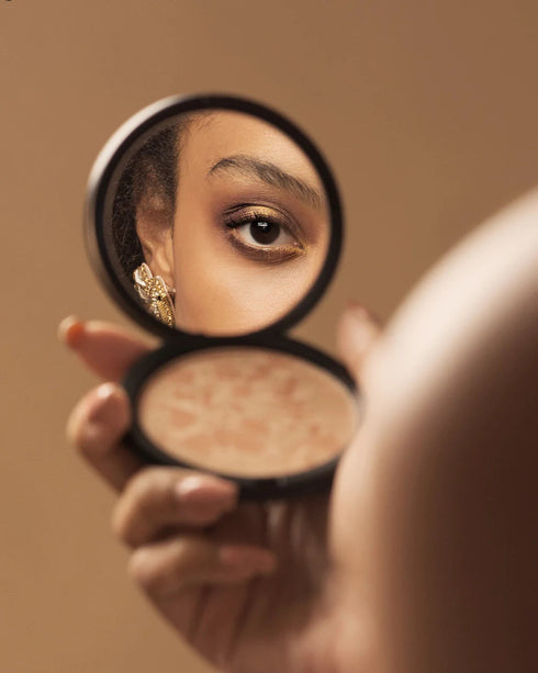 COMPACT FACE POWDER PALLADIO EFFECT WITH MIRROR